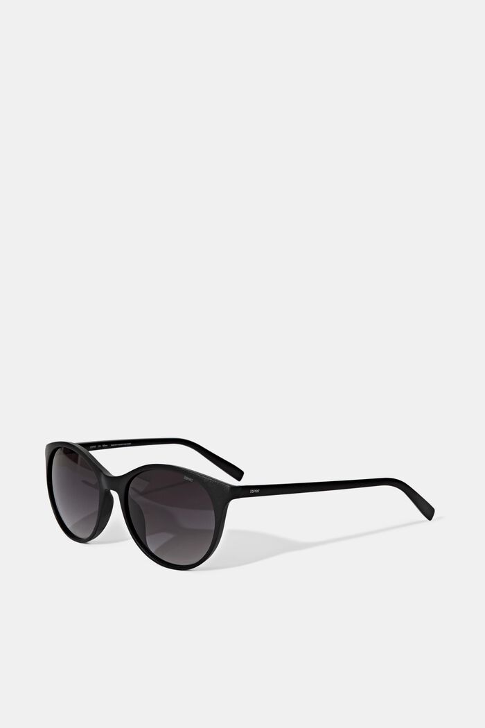 Recycled: round ECOllection sunglasses, BLACK, overview