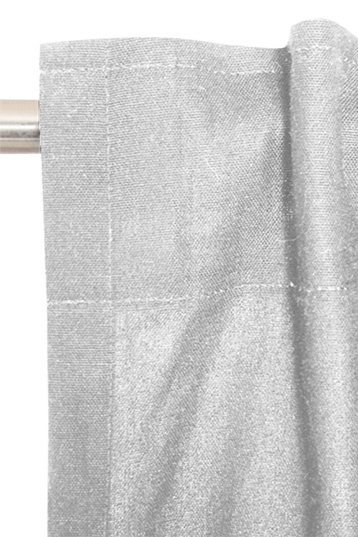 Curtain with concealed loops, LIGHT GREY, detail image number 1