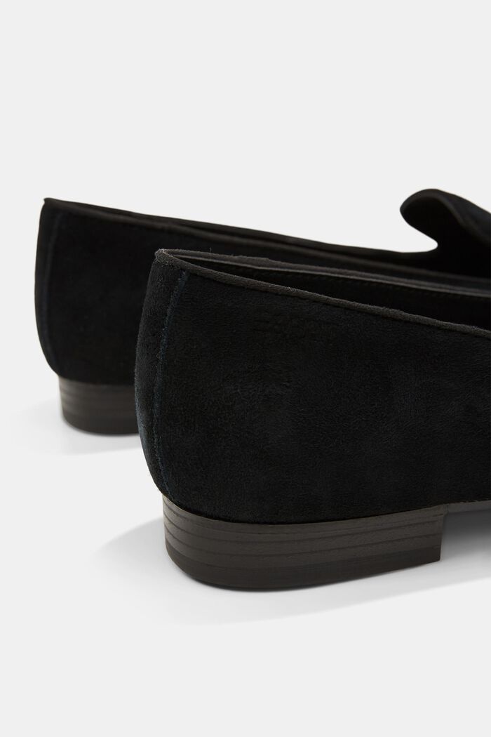 Suede loafers, BLACK, detail image number 4