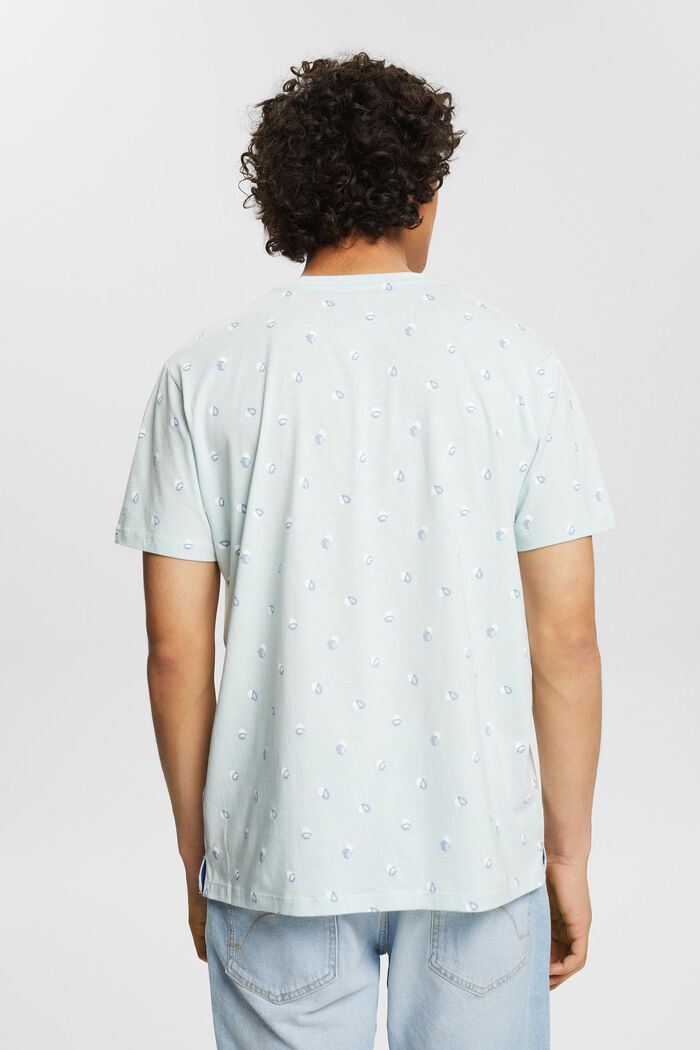 Jersey T-shirt with a print, PASTEL BLUE, detail image number 3