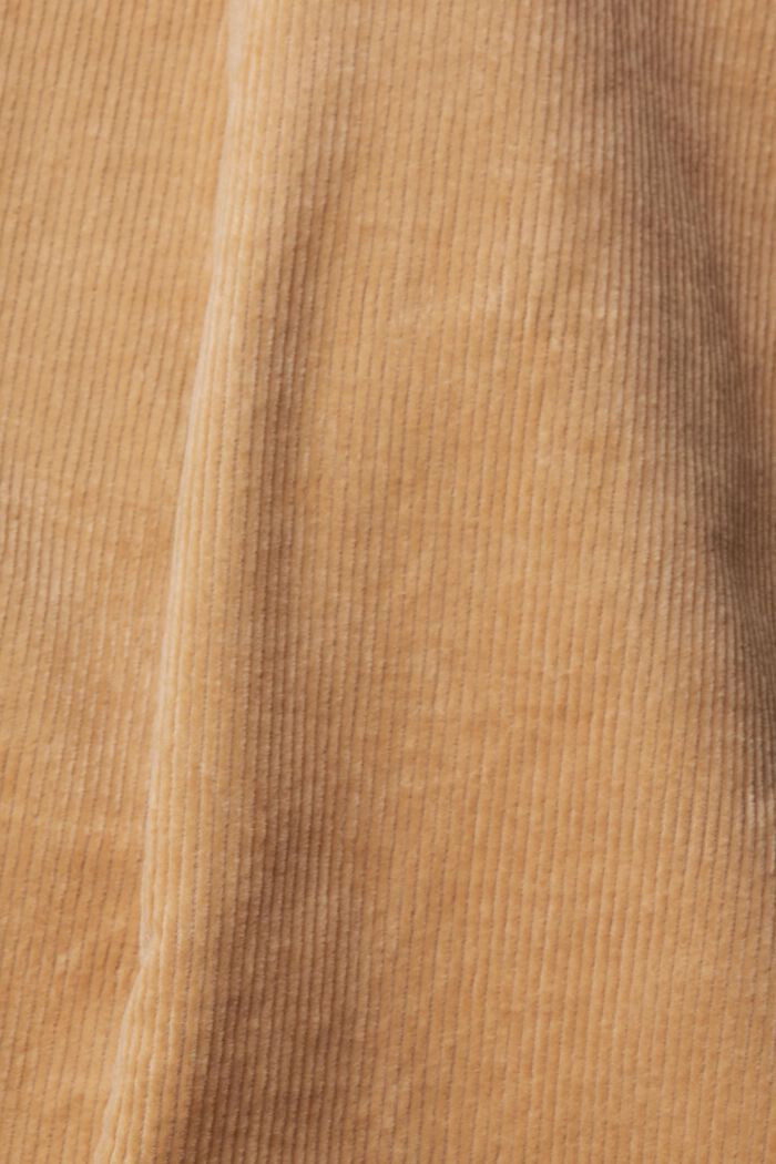 Mid-rise corduroy trousers, SAND, detail image number 4