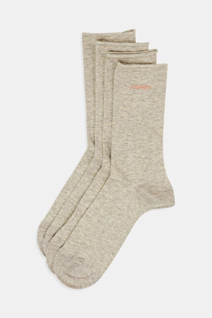 2-Pack Chunky Knit Socks, STORM GREY, detail image number 0