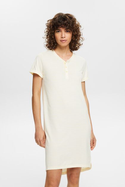 Jersey nightshirt, organic cotton blend