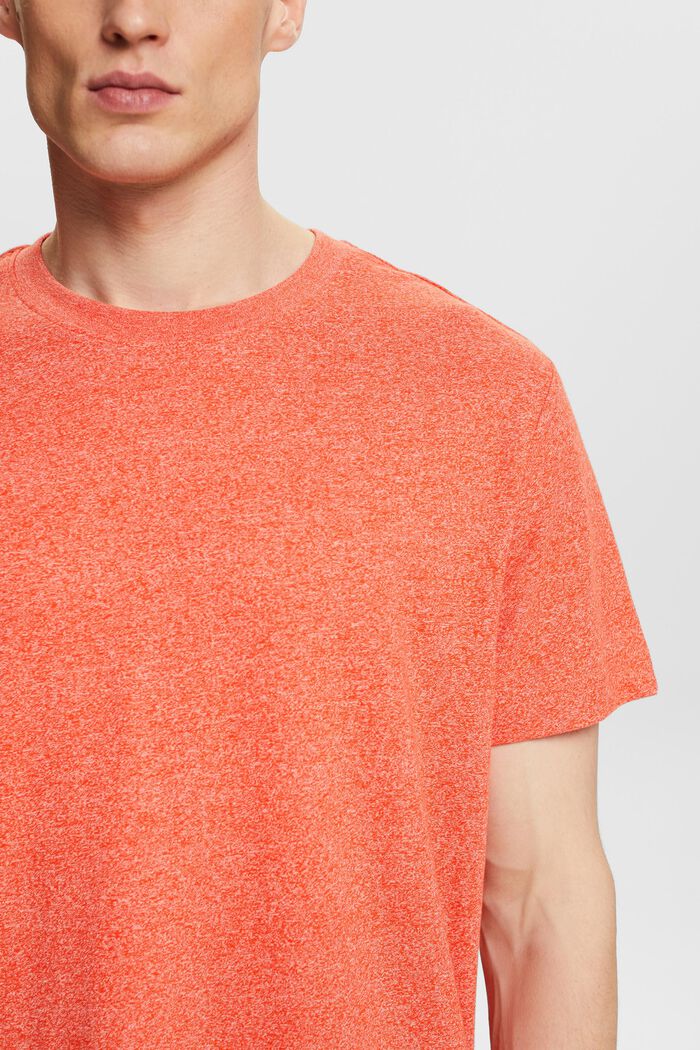 Melange T-Shirt, BRIGHT ORANGE, detail image number 3