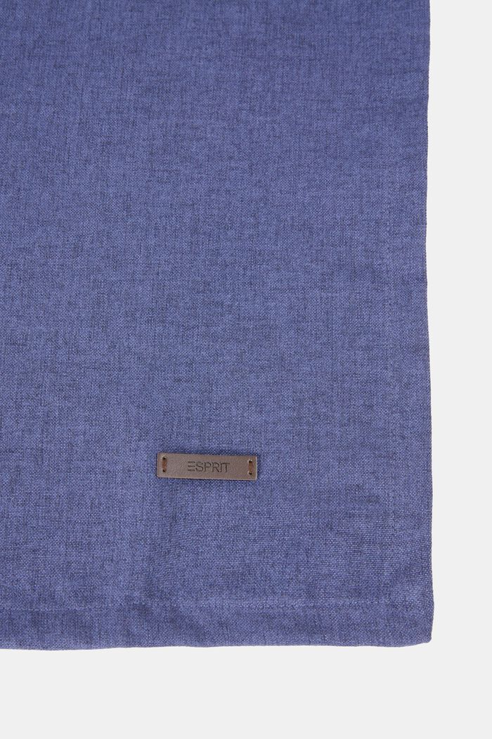 Table runner in melange woven fabric, NAVY, detail image number 1