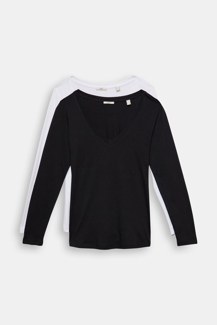 2 pack jersey long sleeve tops