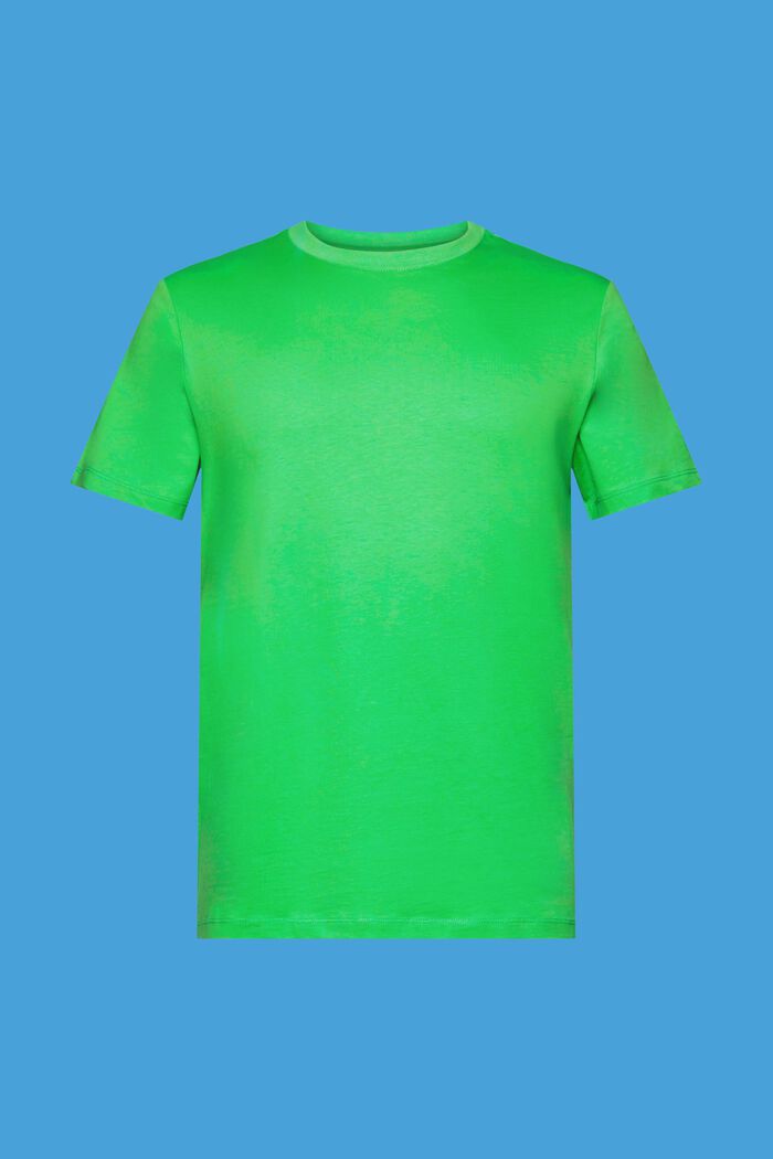 Crewneck Jersey T-Shirt, GREEN, detail image number 6