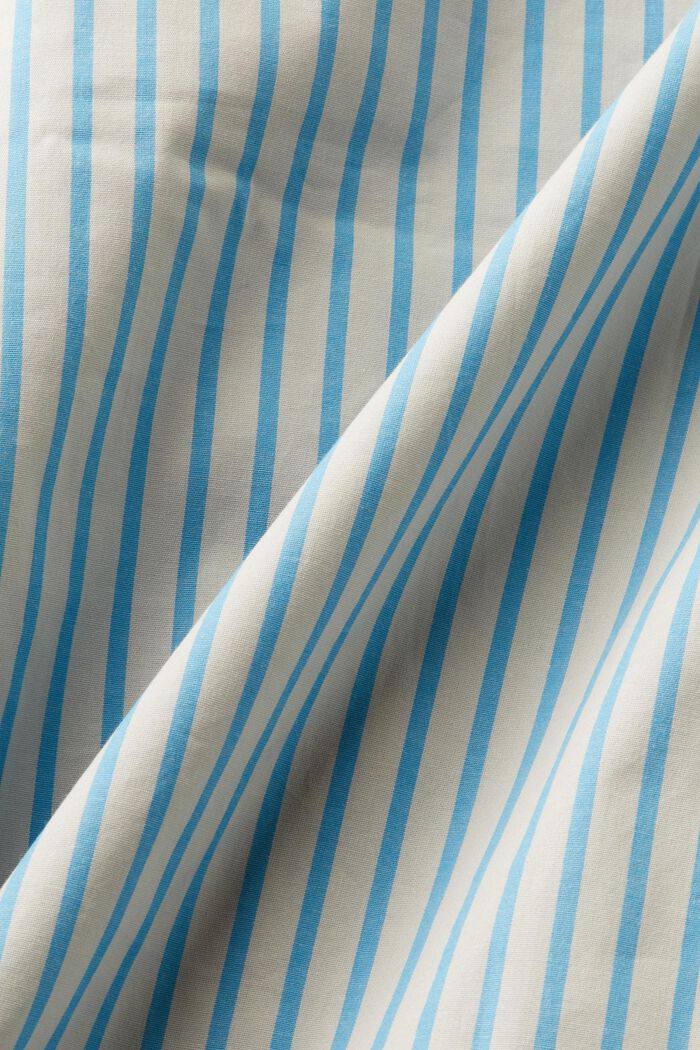 Striped Button-Down Shirt, BLUE, detail image number 4
