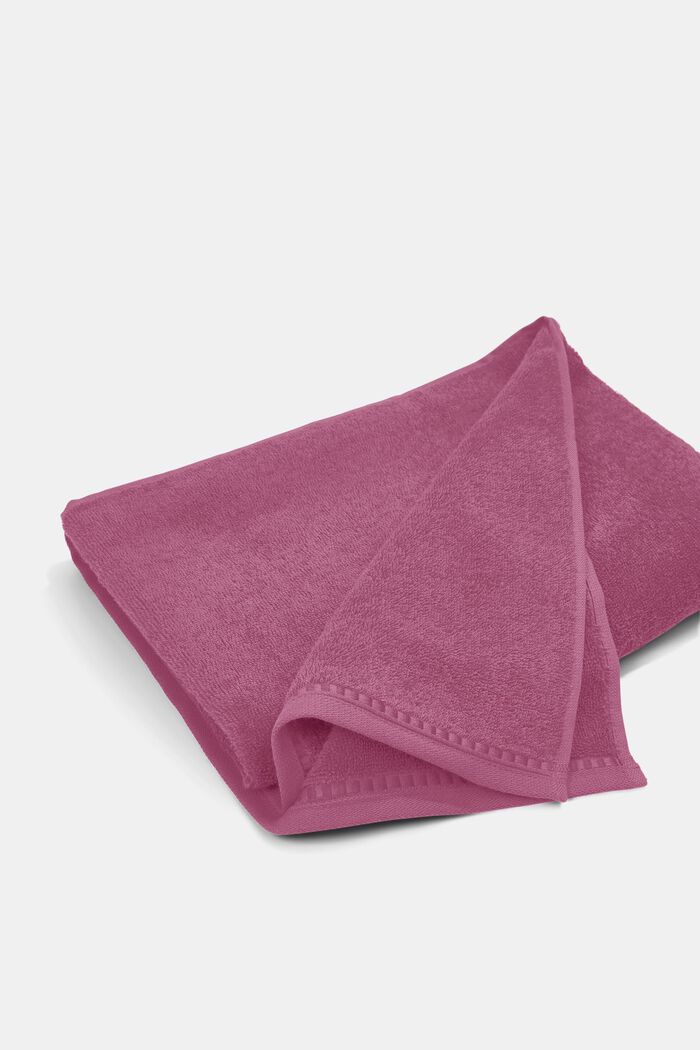 Containing TENCEL™: triple pack of terrycloth towels, BLACKBERRY, detail image number 4