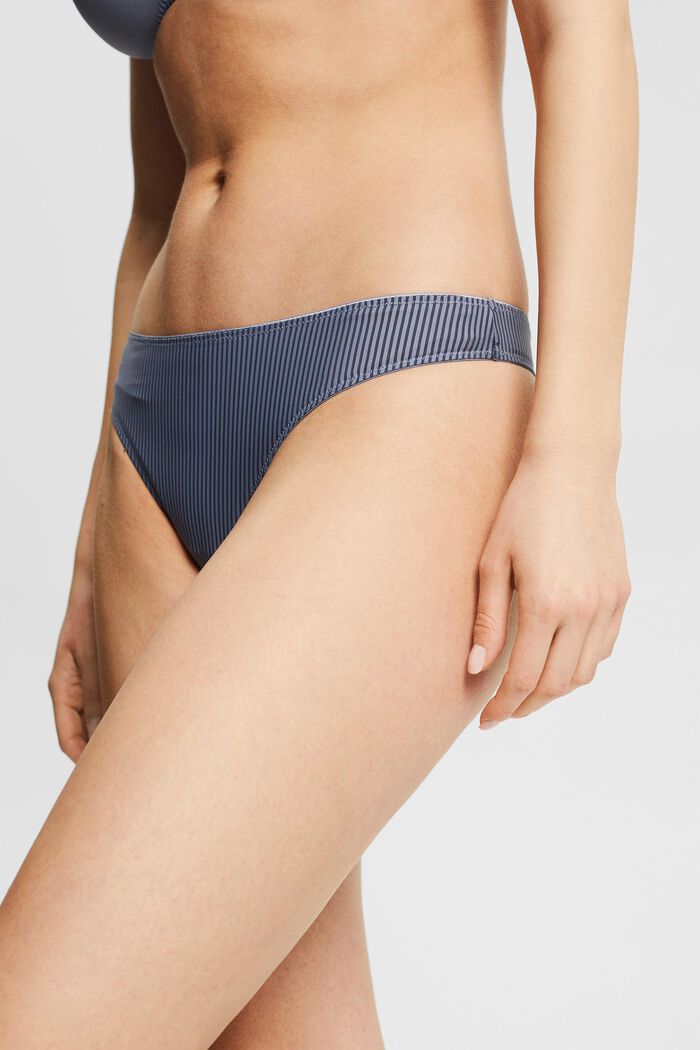 Recycled: microfibre hipster thong, GREY BLUE, detail image number 2