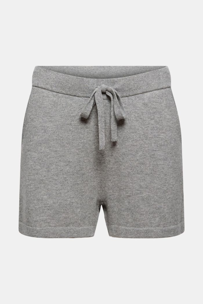 Cashmere blend: knitted shorts