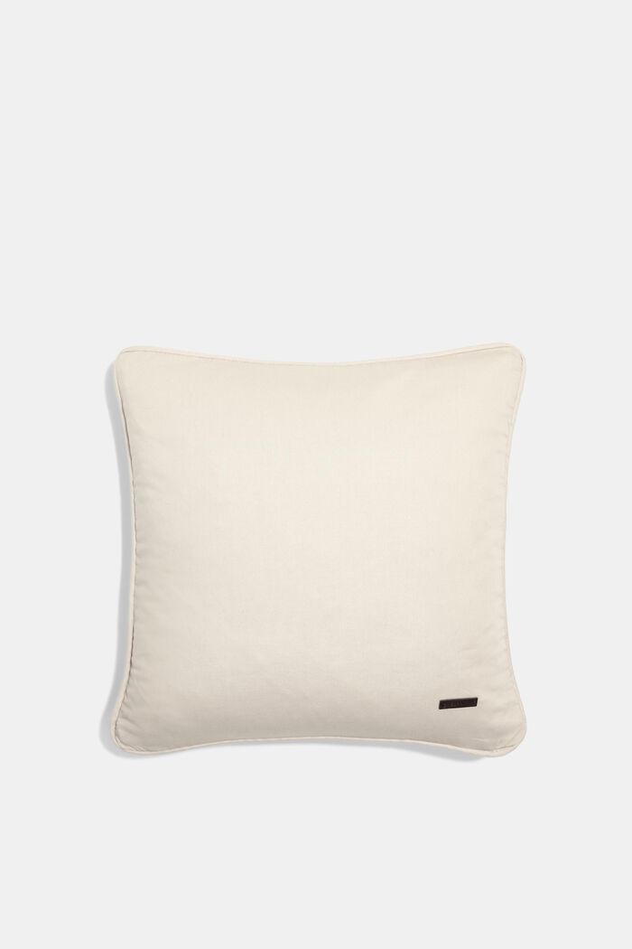 Cushion cover made of 100% cotton, BEIGE, detail image number 0