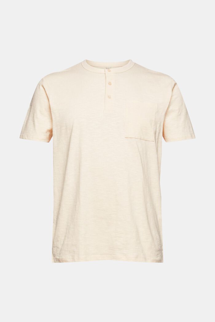 Jersey T-shirt with buttons