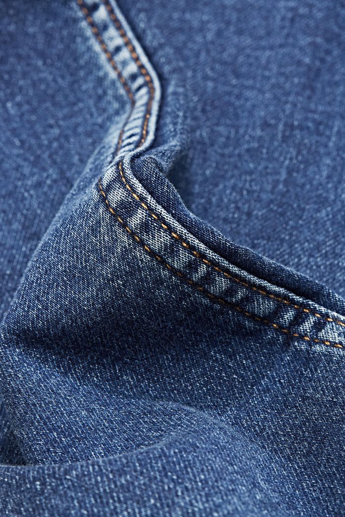 Stretch jeans made of blended organic cotton, BLUE MEDIUM WASHED, detail image number 6