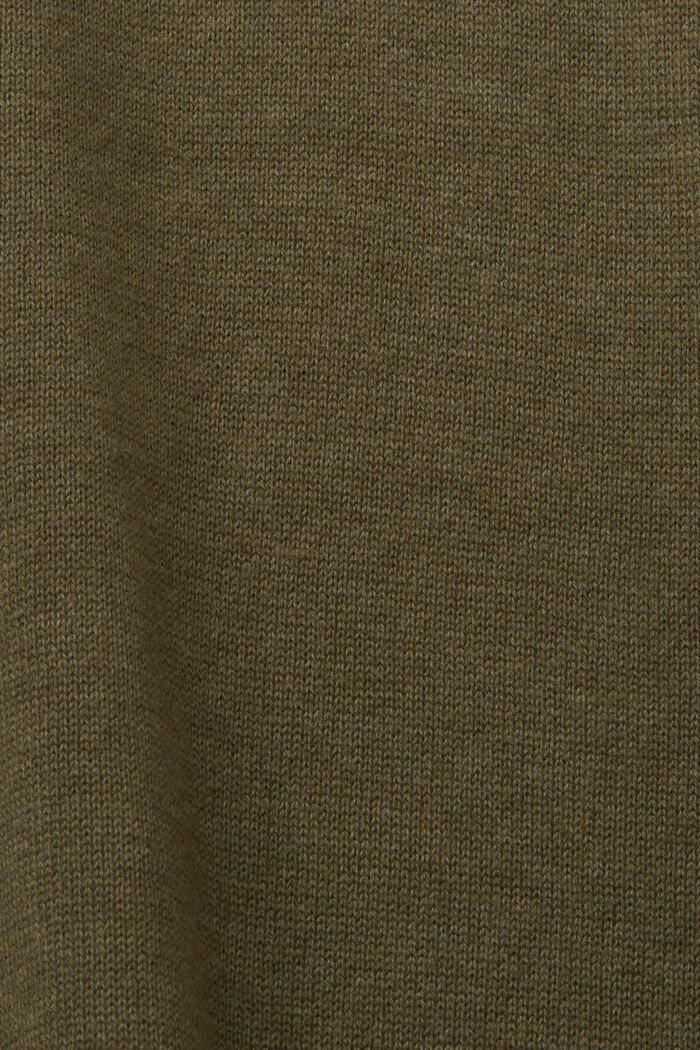 Boatneck Sweater, KHAKI GREEN, detail image number 4