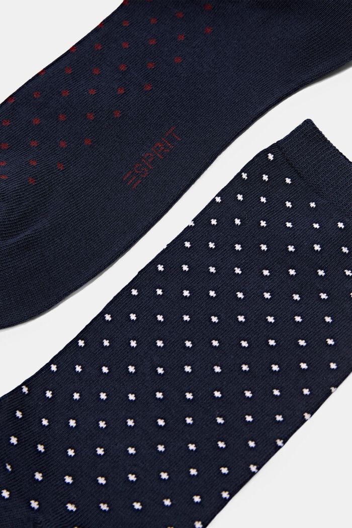 2-pack of polka dot socks, MARINE, detail image number 1