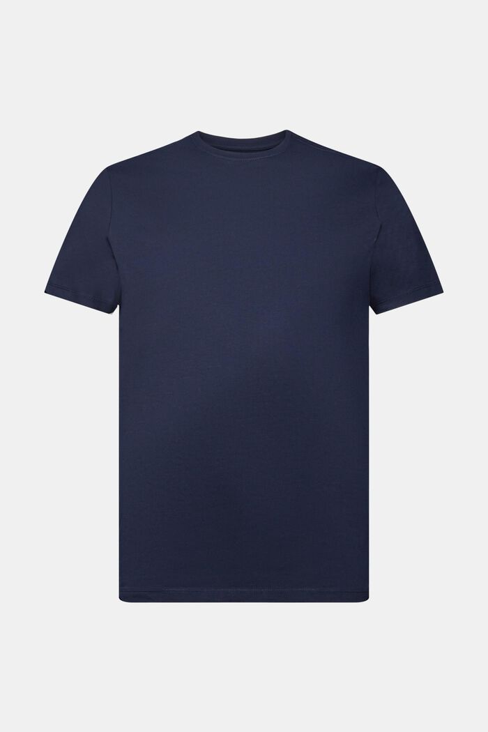 Pima cotton slim fit t-shirt, NAVY, detail image number 6