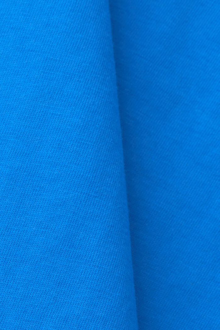 Basic t-shirt, 100% cotton, BRIGHT BLUE, detail image number 7