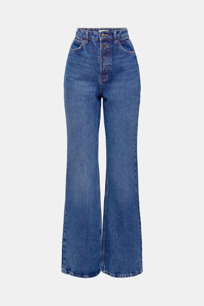 High rise retro flare jeans