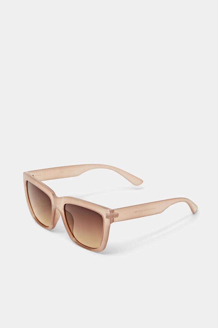 Bulky frame sunglasses, BEIGE, detail image number 2