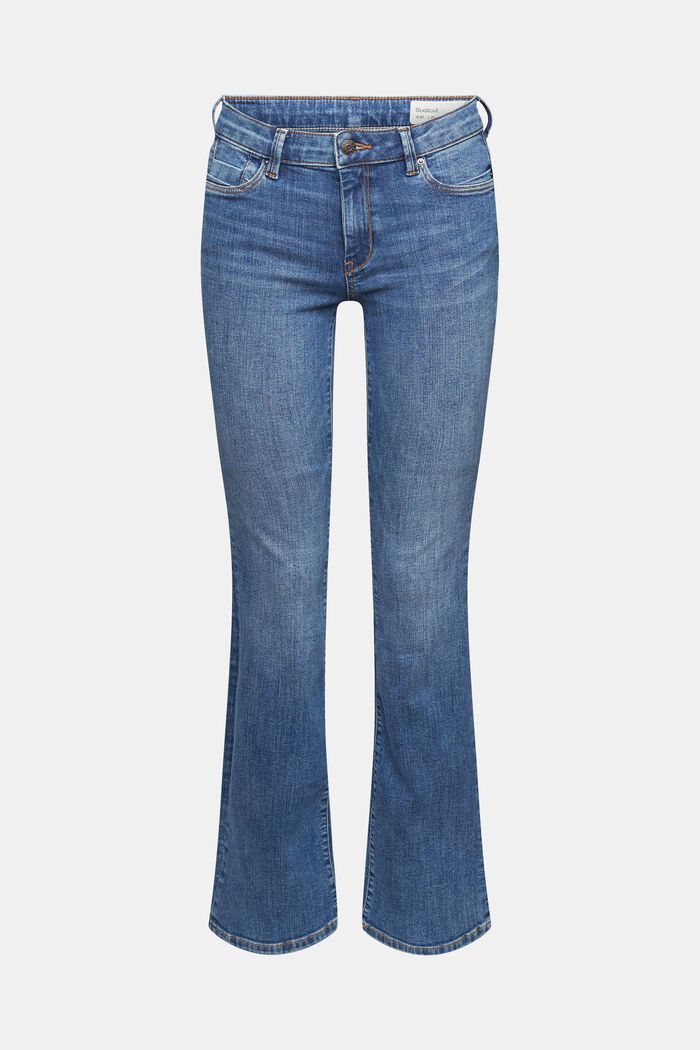 Organic cotton bootcut jeans, BLUE MEDIUM WASHED, detail image number 2