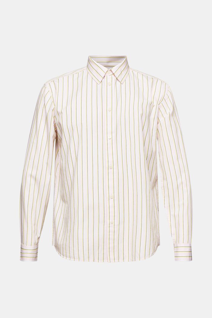 Striped Cotton Shirt, PASTEL PINK, detail image number 5