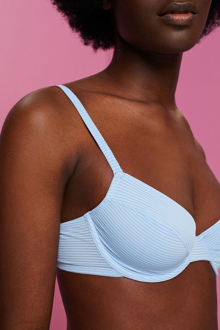 ESPRIT - Recycled: underwire bra made of microfibre at our online shop