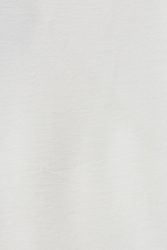 Metallic print t-shirt, LENZING™ ECOVERO™, NEW OFF WHITE, detail image number 5