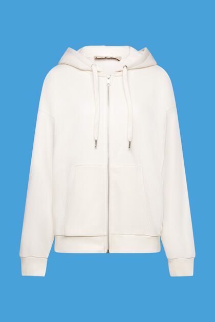 Oversized zipper hoodie