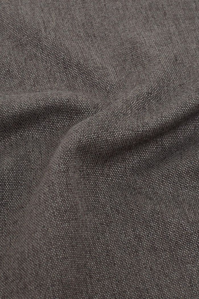 Table runner in melange woven fabric, DARK GREY, detail image number 2