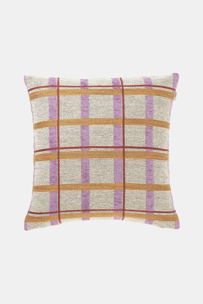 Cushion cover with checked pattern, YELLOW, detail image number 0