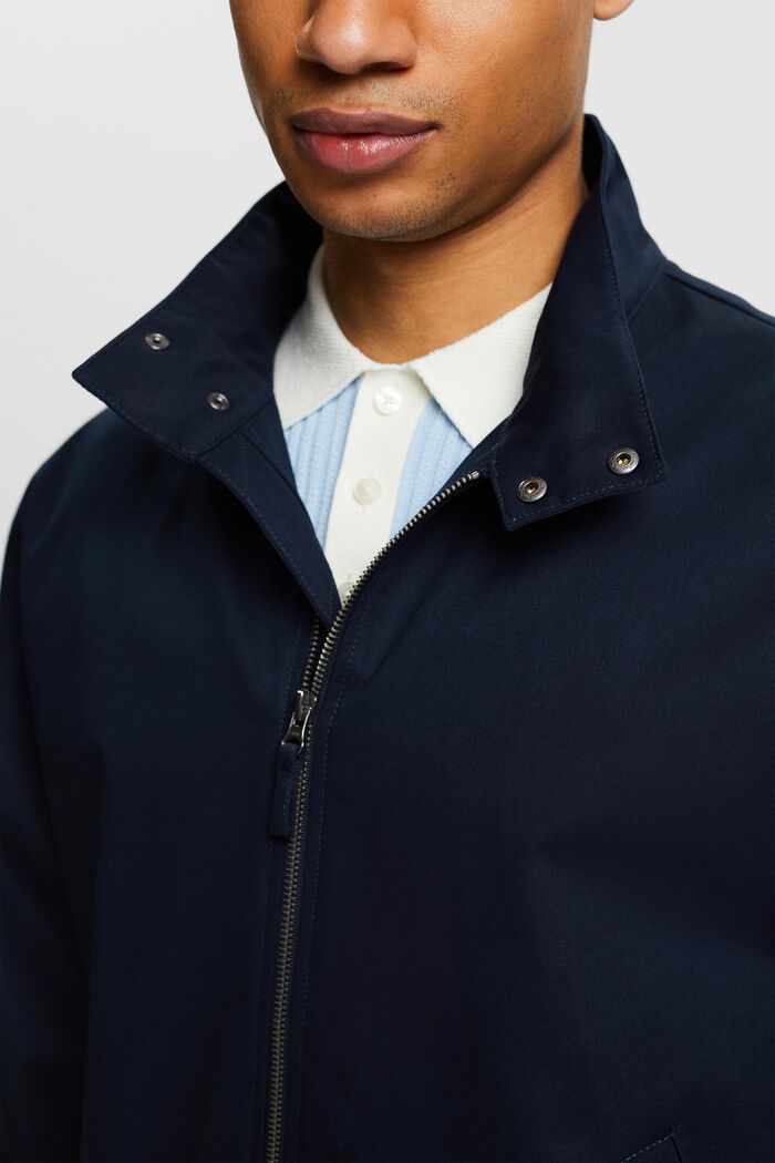 Cotton Canvas Jacket, NAVY, detail image number 3