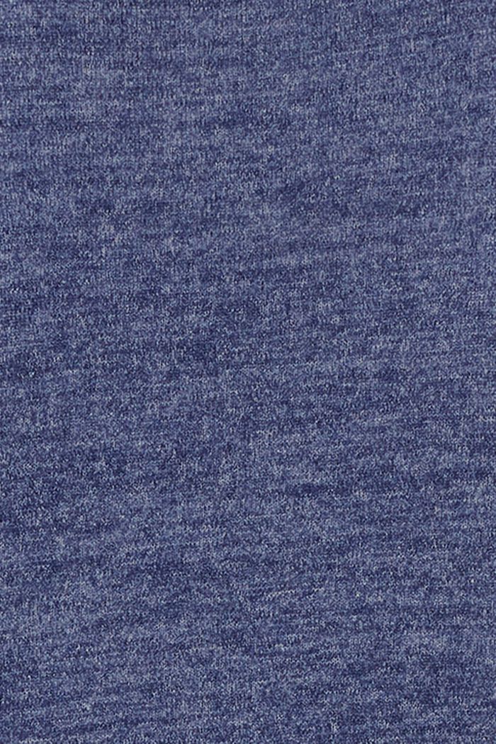 Cross-Over Long Sleeve Top, DARK BLUE, detail image number 3