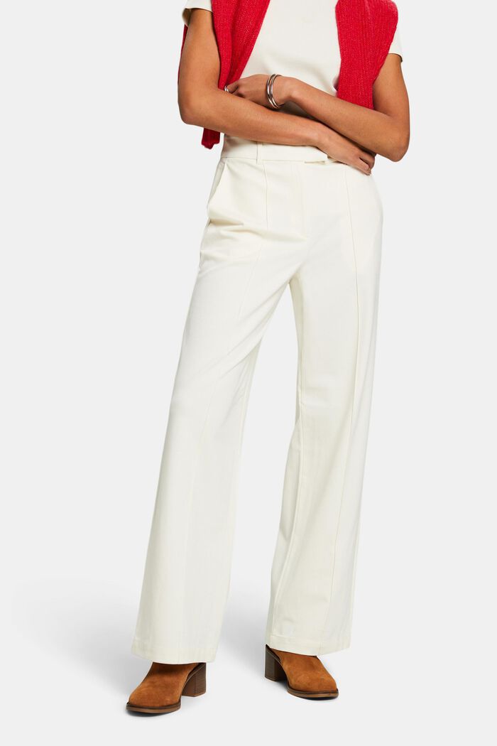 Mid-rise wide leg trousers, ICE, detail image number 0