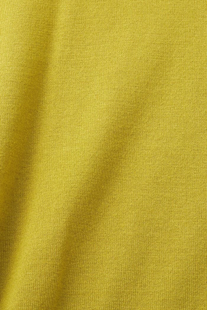 Long-Sleeve Turtleneck Sweater, PISTACHIO GREEN, detail image number 5