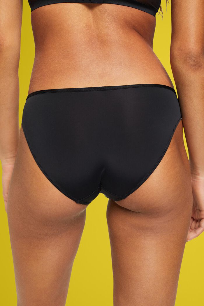 Recycled: 2-pack of mini briefs, BLACK, detail image number 3