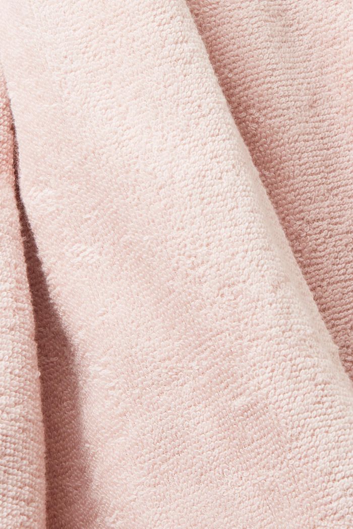 Unisex bathrobe, 100% cotton, ROSE, detail image number 4
