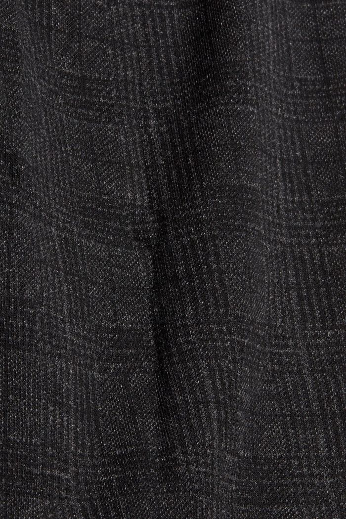 Leggings with a Prince of Wales check pattern, BLACK, detail image number 1