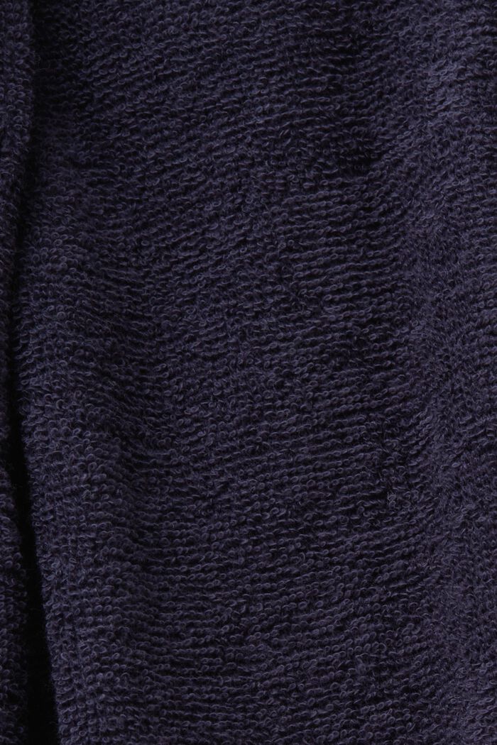 Unisex bathrobe, 100% cotton, NAVY BLUE, detail image number 5