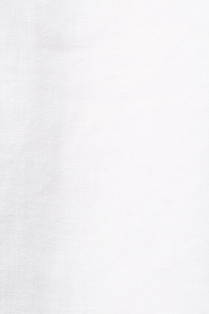 Linen shirt, WHITE, detail image number 5