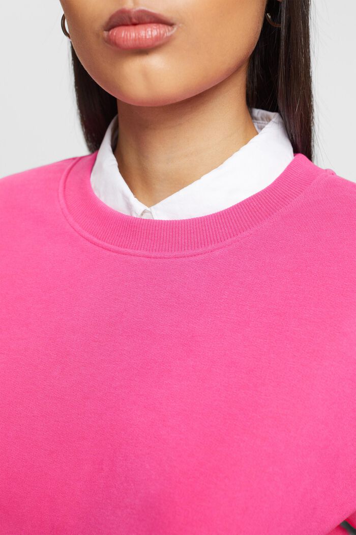 Relaxed fit sweatshirt, PINK FUCHSIA, detail image number 2