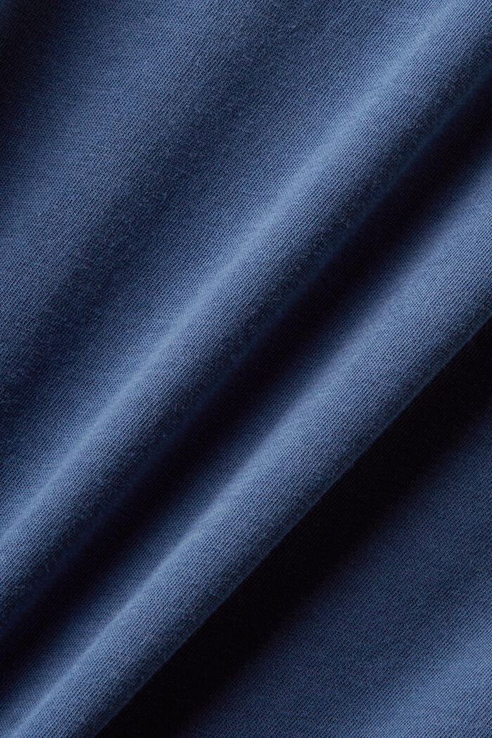 Washed T-shirt, 100% cotton, NAVY, detail image number 4