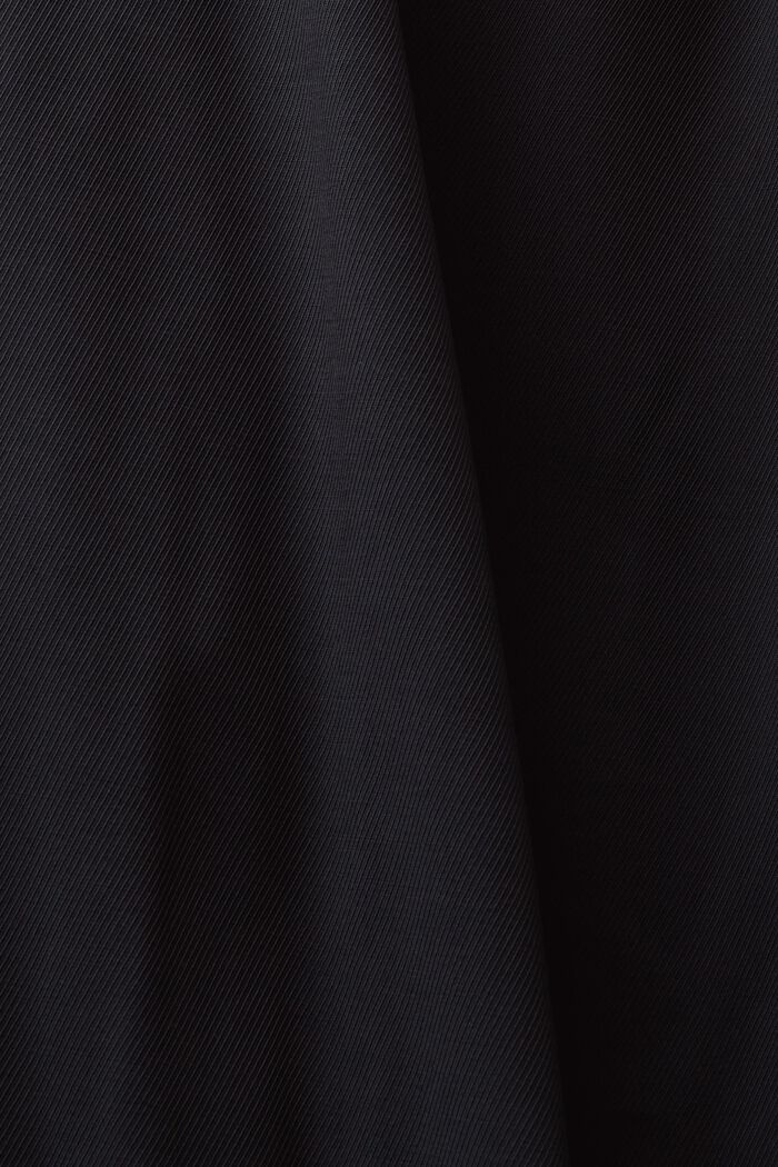 Twill Wide Pull-On Pants, BLACK, detail image number 5