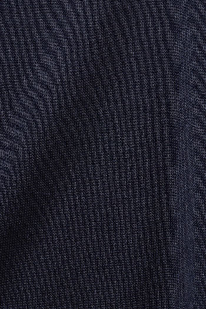 Long-Sleeve Turtleneck Sweater, NAVY, detail image number 5