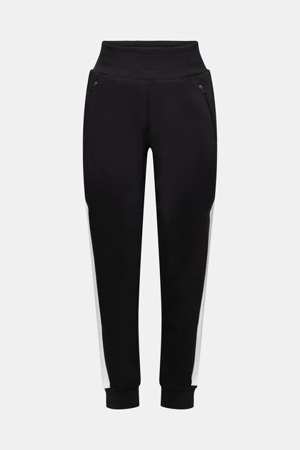 Organic cotton jogging trousers, BLACK, overview