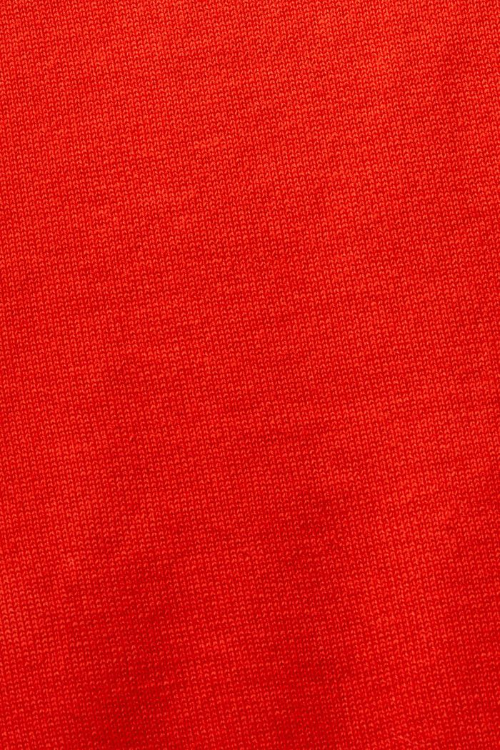 Boatneck Sweater, RED, detail image number 4