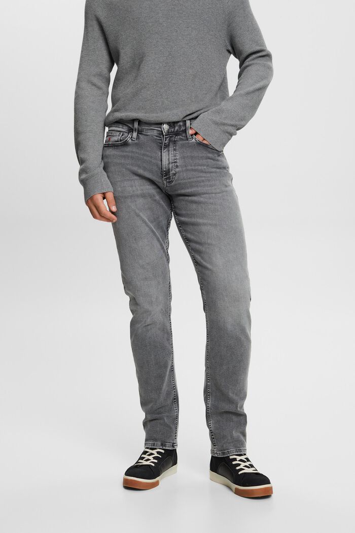 ESPRIT - Mid-Rise Slim Fit Jeans at our online shop