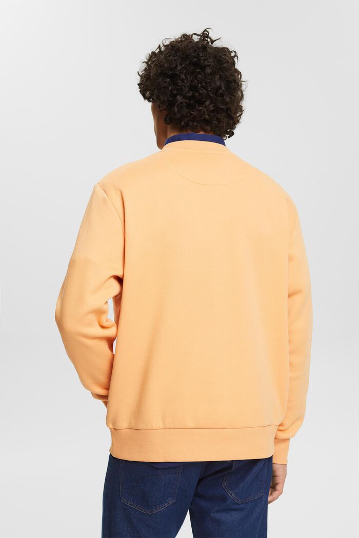 Recycled: plain-coloured sweatshirt, PEACH, detail image number 3
