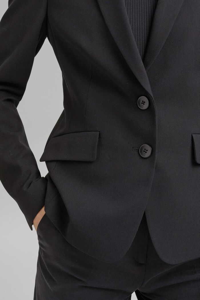 PURE BUSINESS mix + match blazer, BLACK, detail image number 5