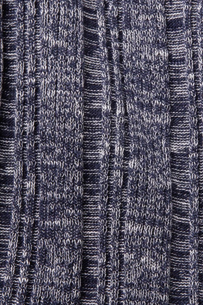 Sleeveless knit top with LENZING™ ECOVERO™, NAVY, detail image number 5